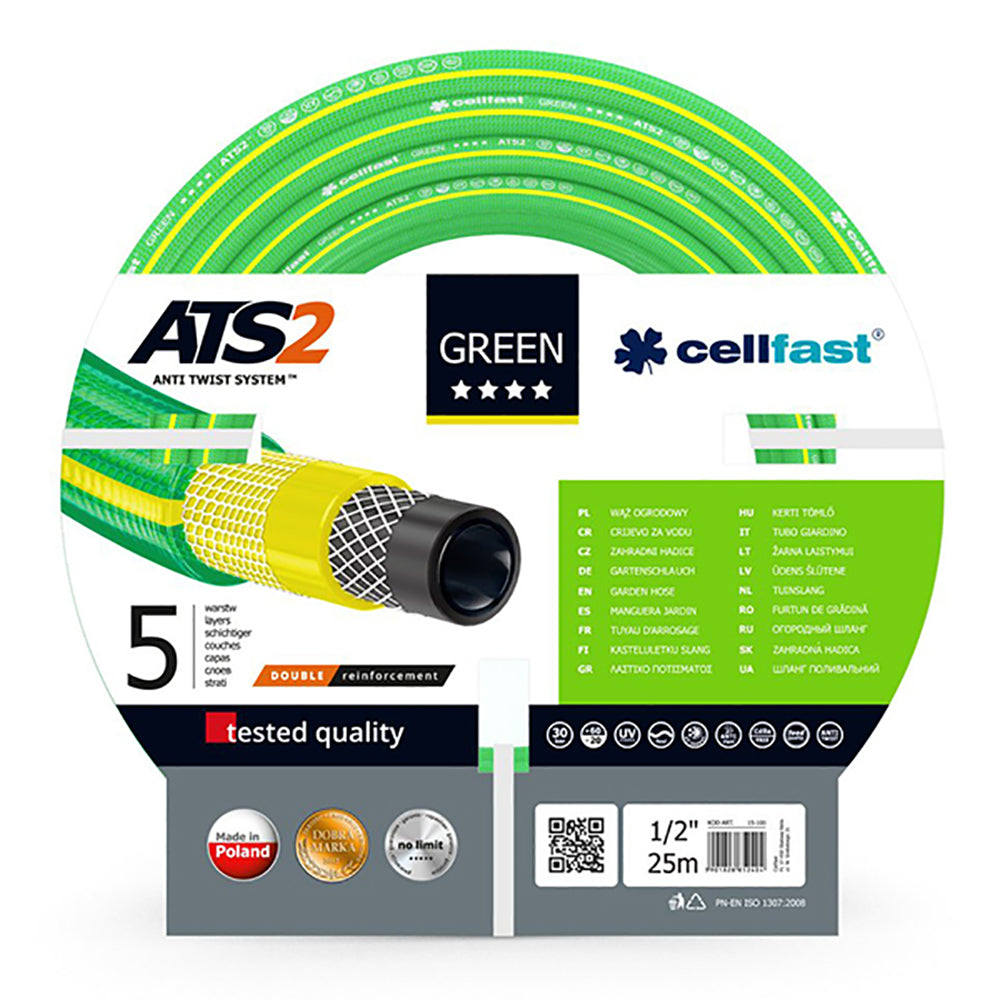 CELLFAST CEV ZA VODO GREEN ATS2  1/2"-25m/30bar